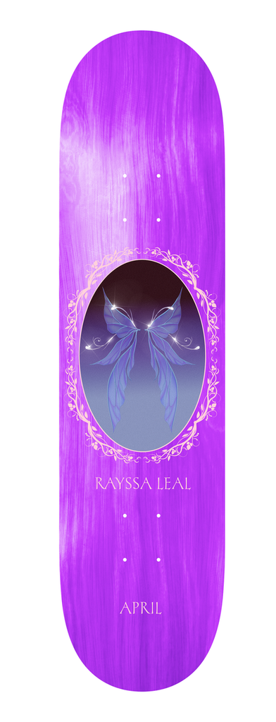 APRIL RAYSSA LEAL FADHINA 2 DECK 8.00 Purple Stain