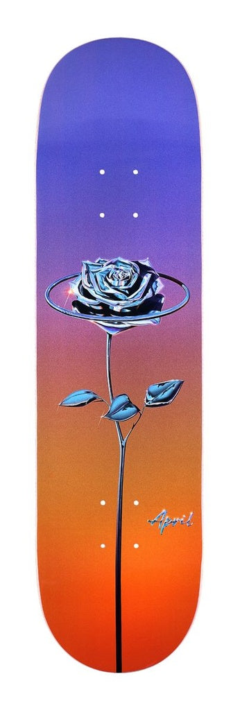 APRIL TEAM CHROME ROSE COLOUR SKATEBOARD DECK 8.0"