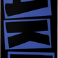 BAKER ROWAN ZORILLA BRAND LOGO DANGER BLUE DECK 8.25
