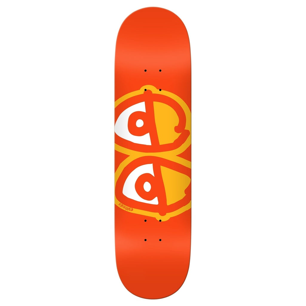 KROOKED TEAM EYES ORANGE DECK 8.25