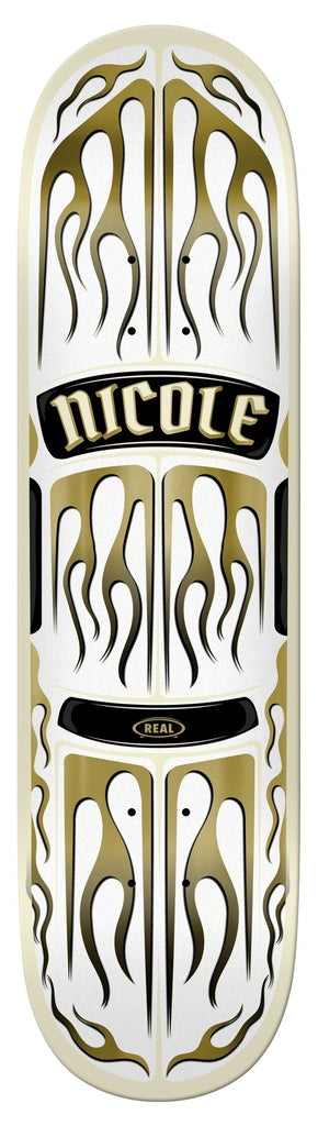 REAL NICOLE HAUSE EMBERS SKATEBOARD DECK 8.50
