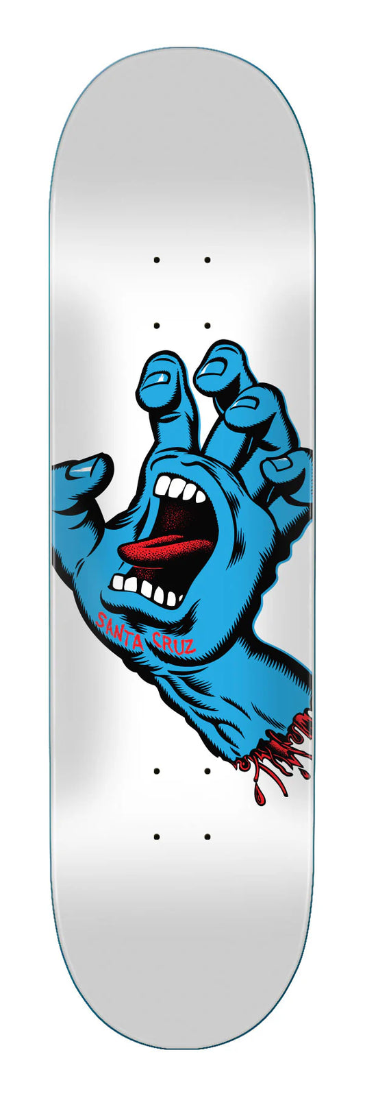 8.25in Screaming Hand Santa Cruz Skateboard Deck