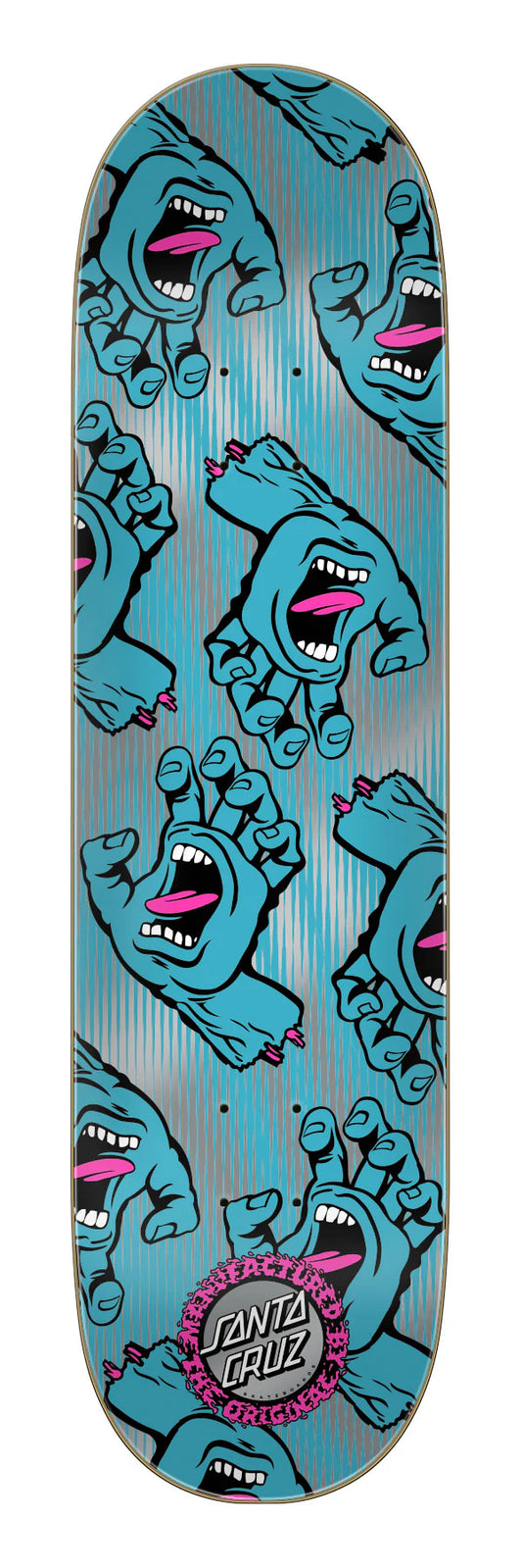 8.25in Hands All Over Santa Cruz Birch Skateboard Deck