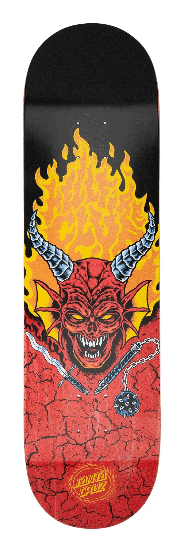 Stranger Things Hellfire Club Santa Cruz Skateboard Deck