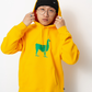 Nike SB Llama Fleece Pullover Skate Hoodie - University Gold/Stadium Green