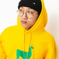 Nike SB Llama Fleece Pullover Skate Hoodie - University Gold/Stadium Green