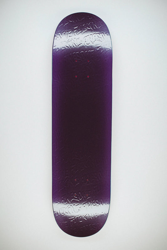 Fucking Awesome Phantom Purple Embossed Deck