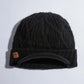 The Yukon Brim Cable Knit Wool Beanie