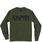 Capita Spaceship long Sleeve Tee - Military Green/Black (SIZE SMALL)