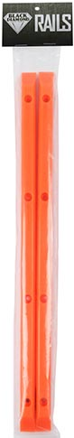 BLACK DIAMOND NEON ORANGE RAILS SKATEBOARD RAIL GUARDS