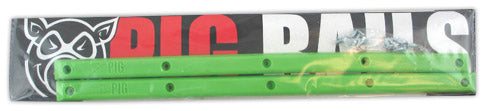 PIG SKATEBOARD RAILS GREEN RAIL GUARDS