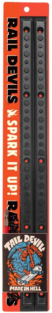 TAIL DEVIL  RAIL DEVILS BLACK SKATEBOARDING RAIL GUARDS