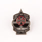 Independent Ante Lapel Pin Silver and Black O/S Unisex
