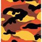 MOB GRIP 9" SHEET CAMO ORANGE