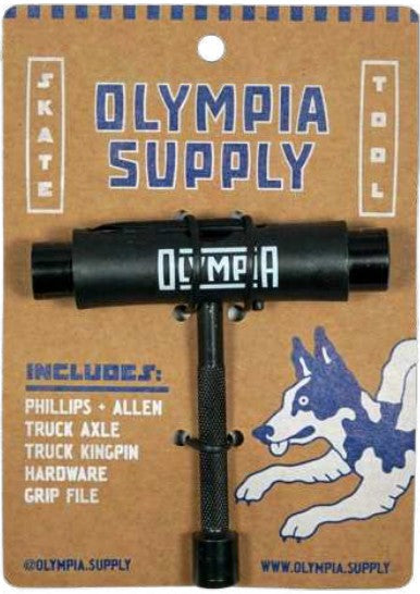 OLYMPIA STANDARD SKATEBOARDING TOOL BLACK