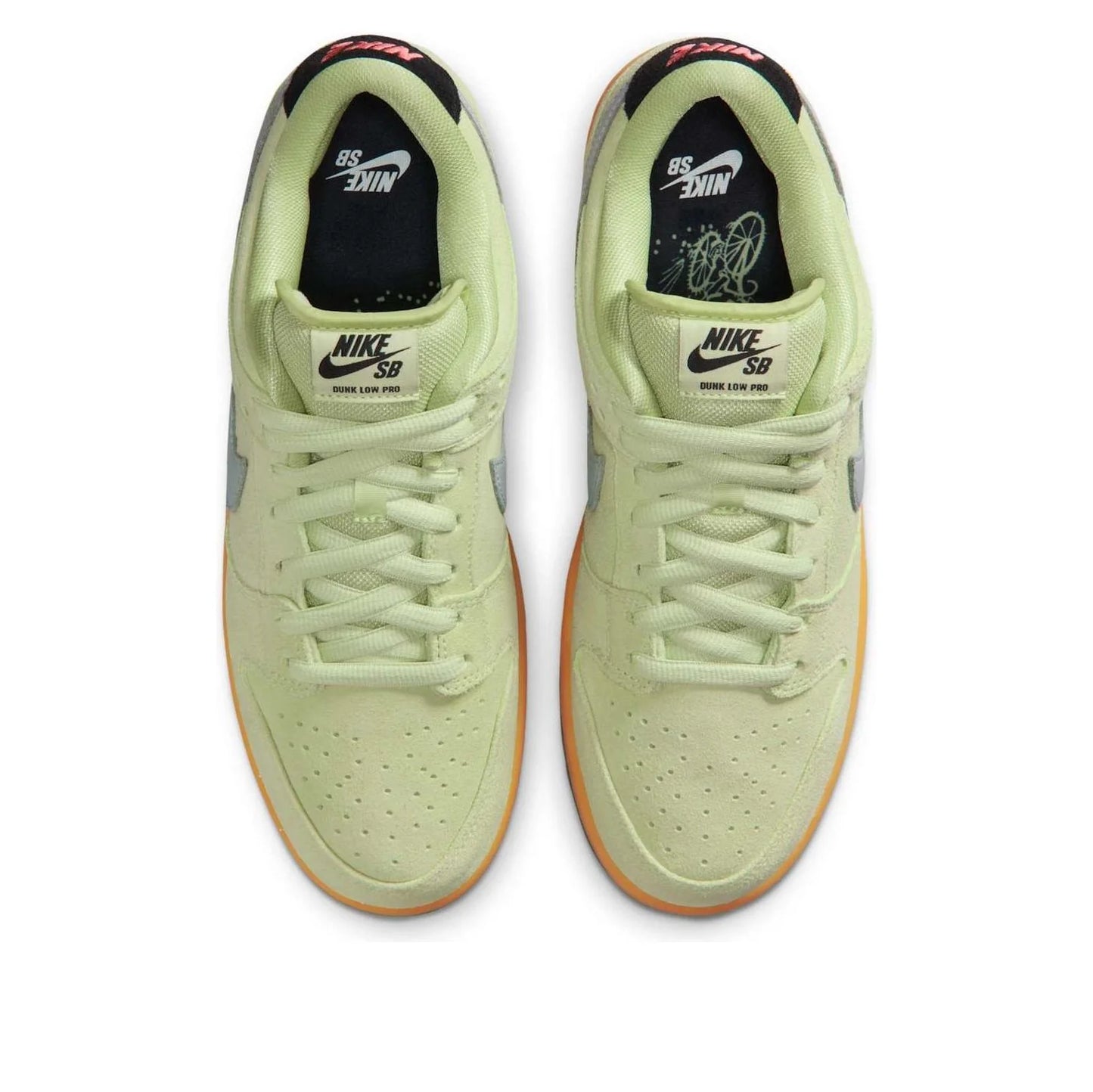 NIKE SB DUNK LOW PRO PRM LIGHT LIQUID LIME/WOLF GREY/BLACK