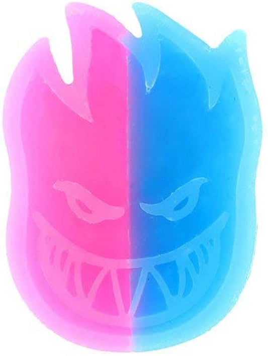 Spitfire Swirl Curb Skateboard Wax - Pink/Blue