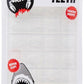 Crab Grab Shark Teeth Clear Snowboard Stomp Pad