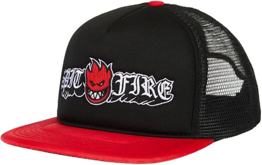 Spitfire Wheels Hat Old E Drop Bighead Snapback Black/Red