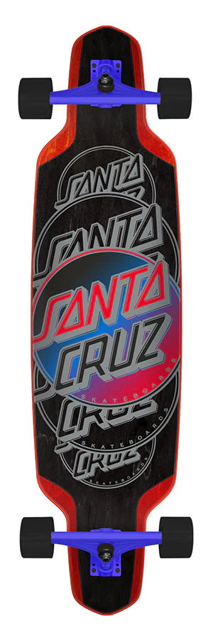 Santa Cruz Contra Eclipse 9.5 x 37.52 Drop Down Longboard