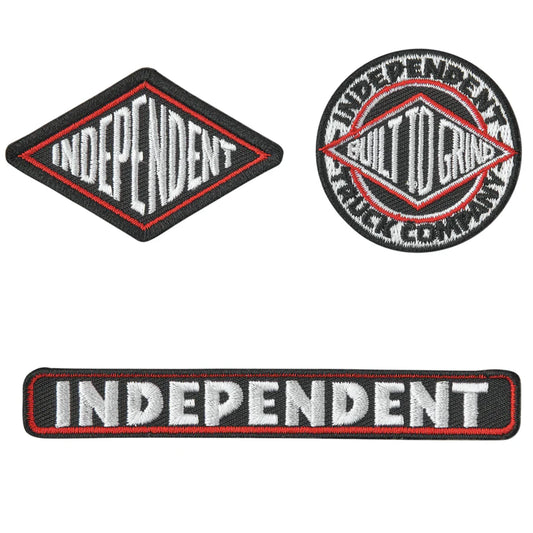 INDEPENDENT BTG UNISEX 3-PIECE PATCH SET