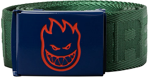 SPITFIRE CLASSIC 87 JACQUARD BELT DARK GREEN/NAVY/RED