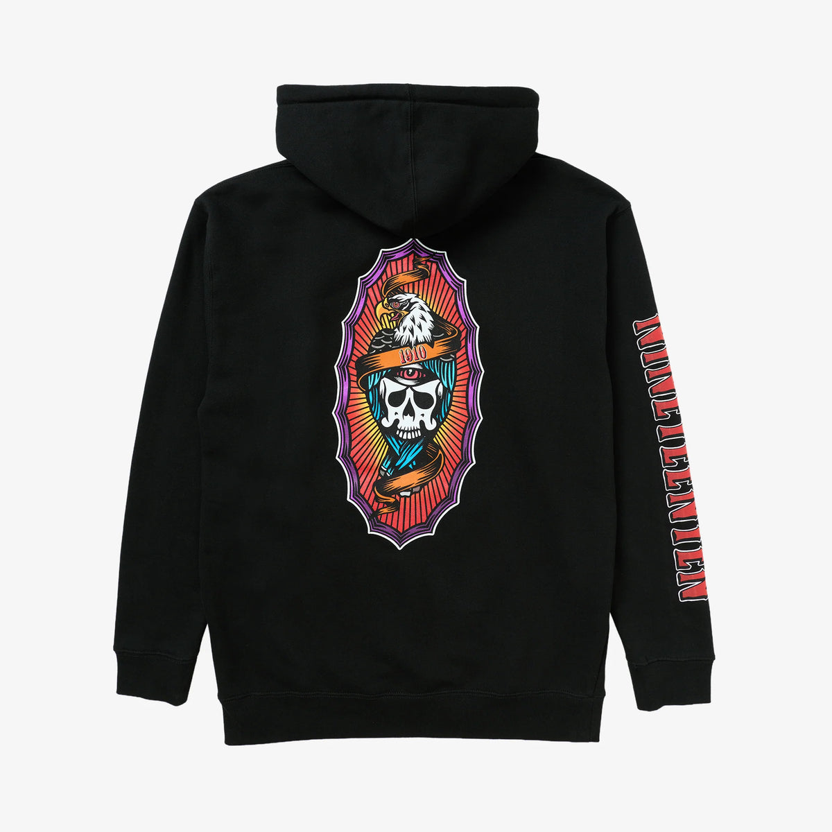 Hawks On The Run Hoodie Black