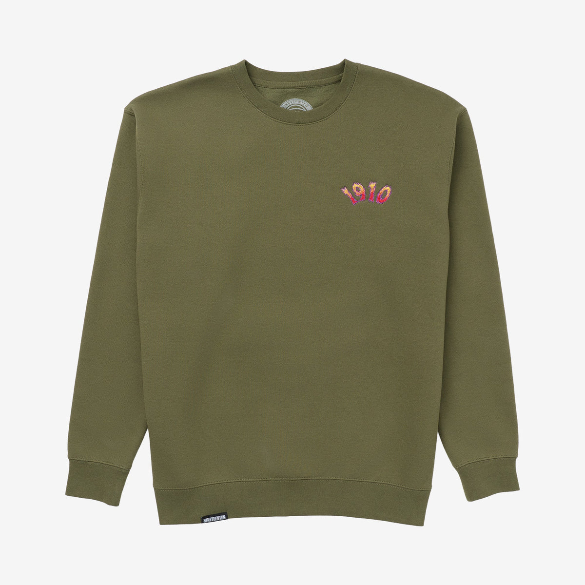 Freya EMB Crew olive