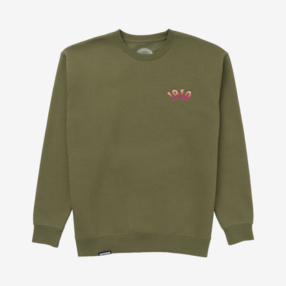 Freya EMB Crew olive