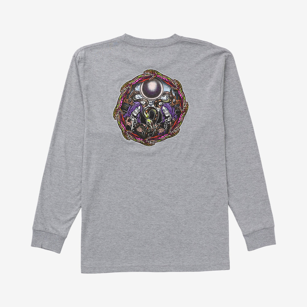 Hidden Masters L/S T-Shirt Heather Grey