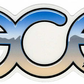 ACE TRUCKS CHROME 5.5" STICKER