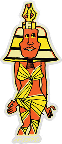 KROOKED RON ALLEN GUEST 7" STICKER