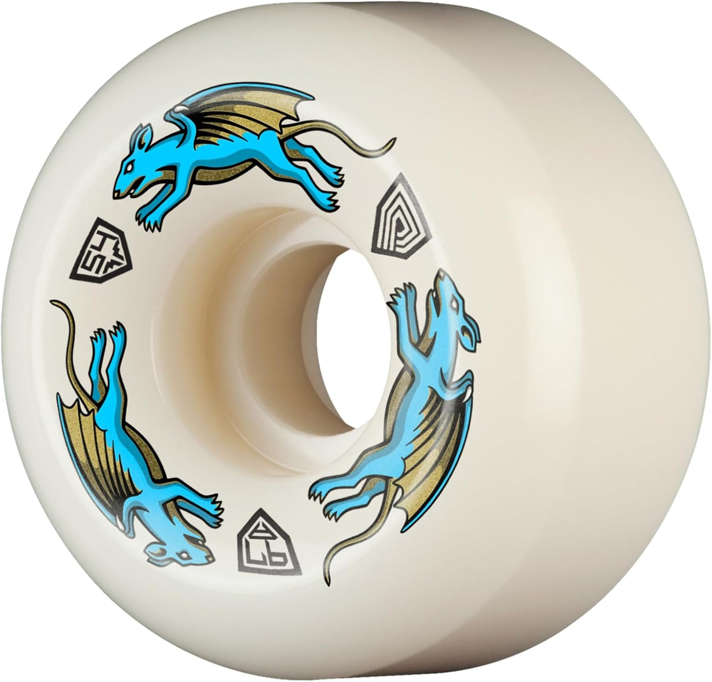 Powell Peralta Nano Rat Dragon Formula Skateboard Wheels 97A, AV6, 54mm x 34mm