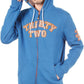 Thirtytwo Jocko Zip Fleece Royal Blue