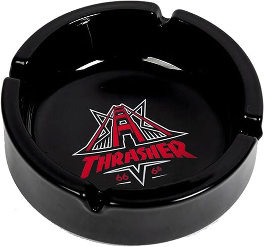 Thrasher  Golden Gate Black Ashtray