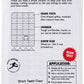 Crab Grab Shark Teeth Clear Snowboard Stomp Pad