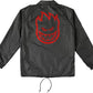 Spitfire Wheels Coat Bighead Fill Double Windbreaker Jacket Black/Red/White