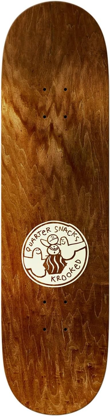 Krooked x Quartersnacks High Skateboard Deck 8.25