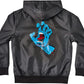 Santa Cruz Big Boys' Screaming Hand Windbreaker Jacket ,Medium,Black