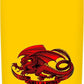 Powell Peralta Bruce Lee Skull & Nunchucks Collab Skateboard Deck, Yellow, 10" x 30"