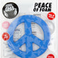 Crab Grab Peace of Foam Snowboarding Stom Pad Blue Swirl