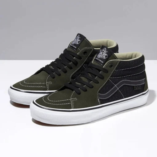 VANS GROSSO SKATE MID MEN'S SHOES forest night