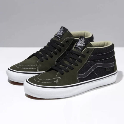 VANS GROSSO SKATE MID MEN'S SHOES forest night
