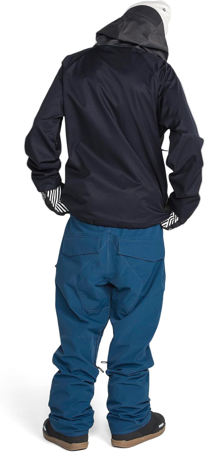VOLCOM MEN'S HOSSEGOR 20K PULLOVER JACKET BLACK