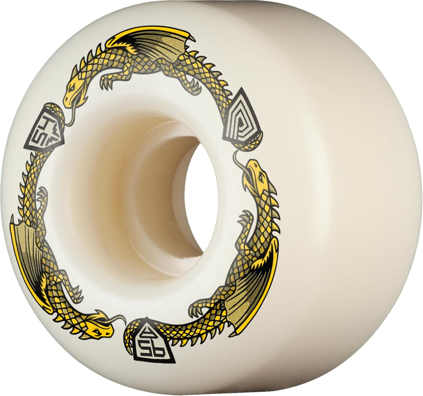 Powell Peralta Dragon Formula yellow 95A, Radial V4, 54mm x 34mm