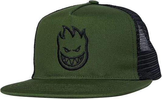Spitfire Wheels Hat Bighead Snapback Olive(Twill)/Black(Mesh)