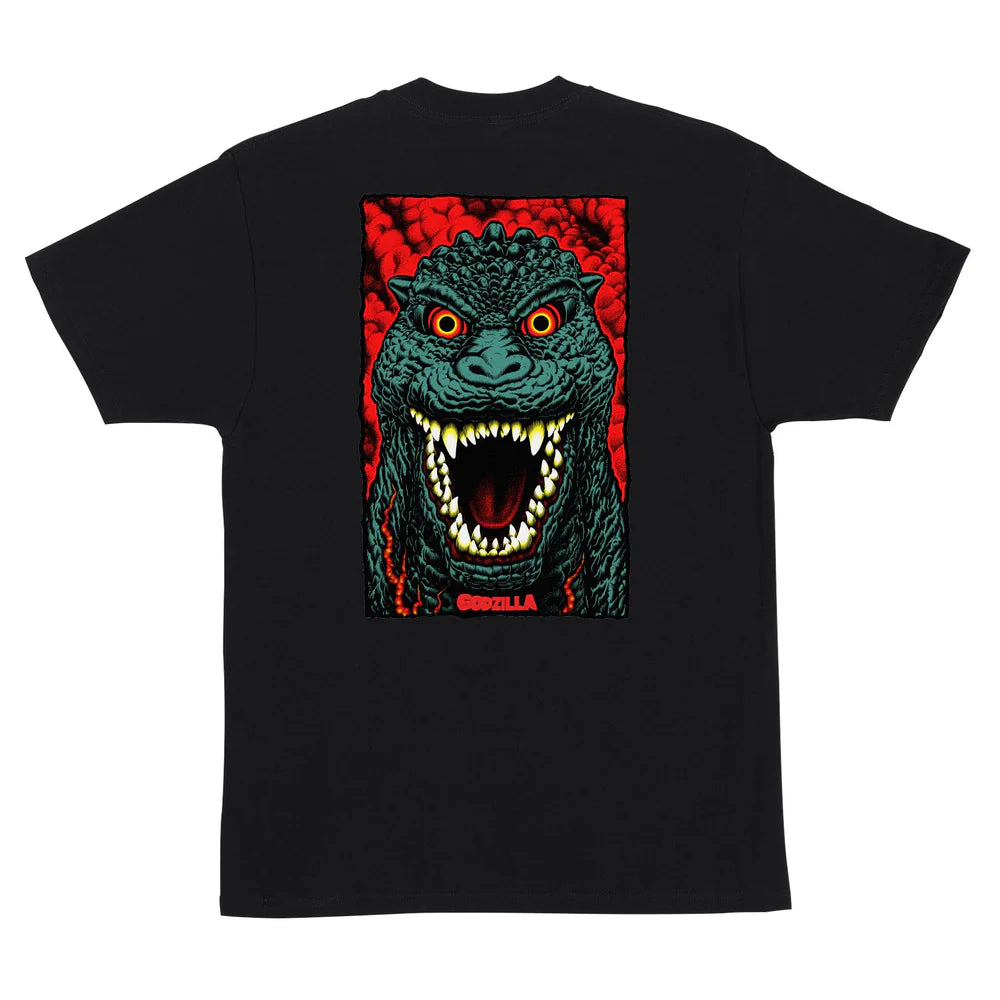 Godzilla Destroyer Stripes Mens Santa Cruz T-Shirt