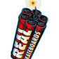 Real Skateboards Dynamite Sticker 8" X 3.25"