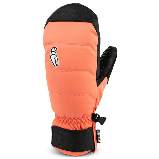 Crab Grab Womens Snuggler Mittens Coral