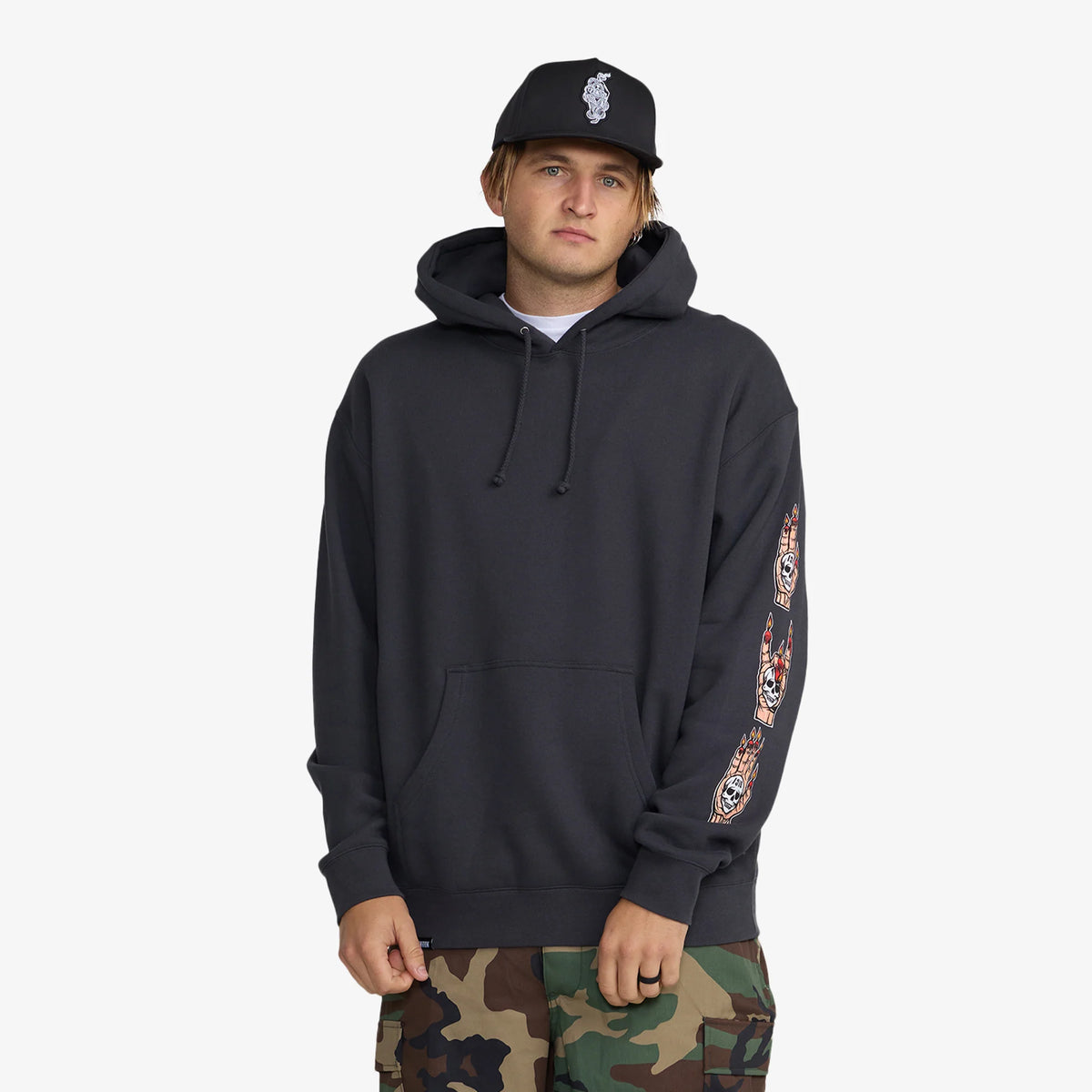 Arrows In The Dark Hoodie Vintage Black